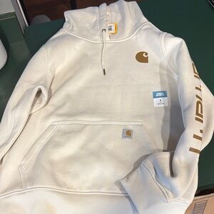 Carhartt Cream Pullover Hoodie